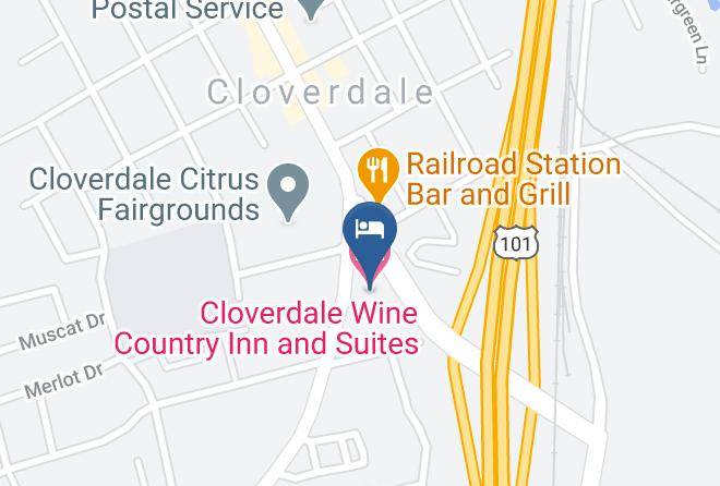 Sonoma - Cloverdale Wine Country Inn And Suites Maps