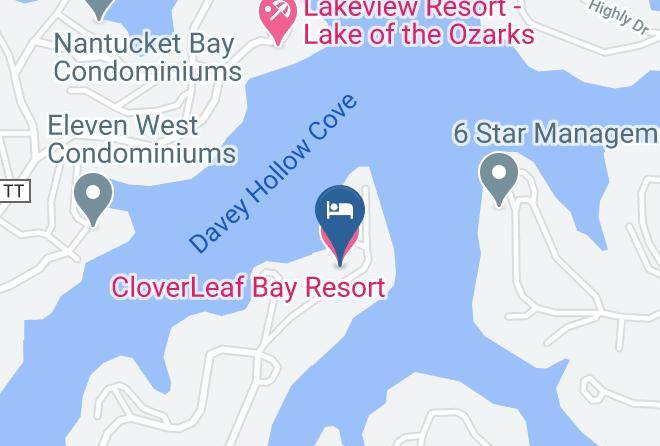 Cloverleaf Bay Resort Map