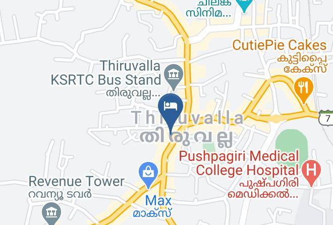 Thiruvalla - Club 7 Hotel Maps
