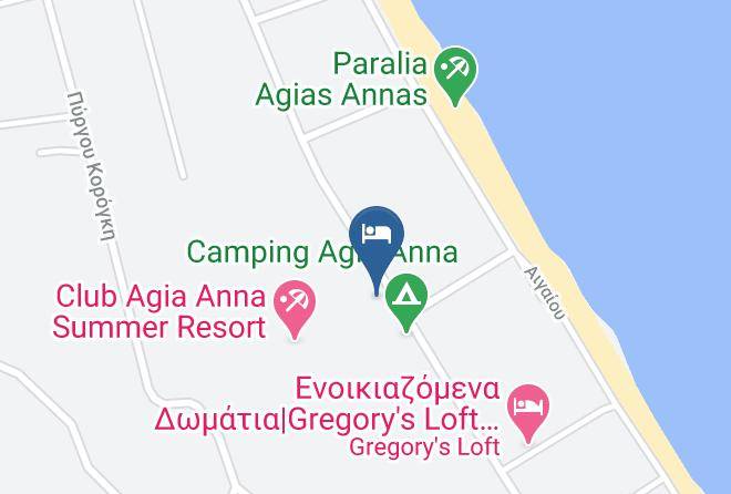Euboea - Club Agia Anna Summer Resort Maps