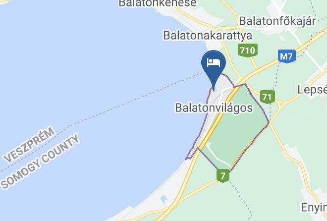 Balatonvilagos - Club Aliga Maps