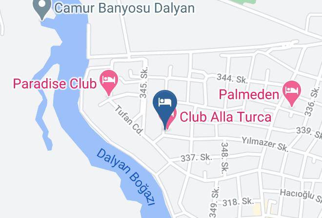 Ortaca - Club Alla Turca Dalyan Maps
