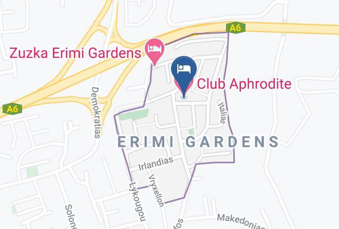 Cyprus - Club Aphrodite Maps