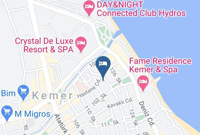Kemer - Himeros Beach Hotel Maps