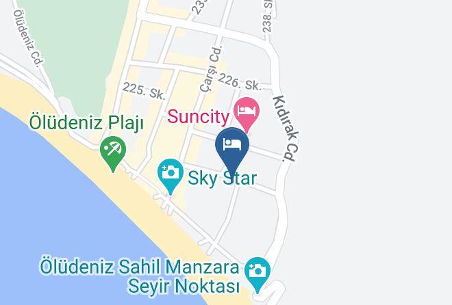 Fethiye - Club Belcekiz Beach Maps
