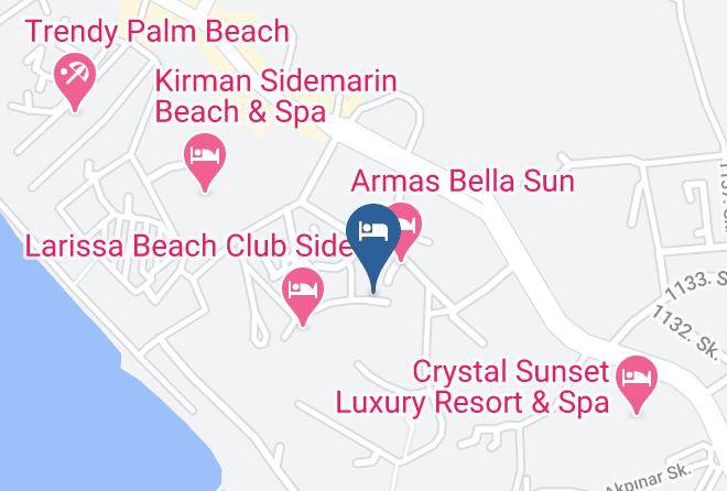 Manavgat - Club Bella Sun Maps