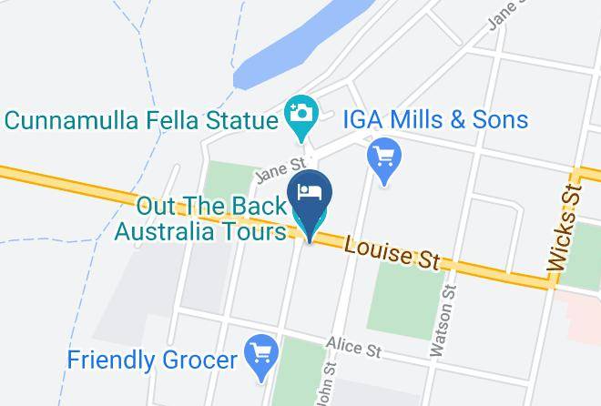 Paroo - Club Boutique Hotel Cunnamulla Maps