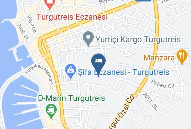 Bodrum - Club Cherry Hotel 2001 Maps