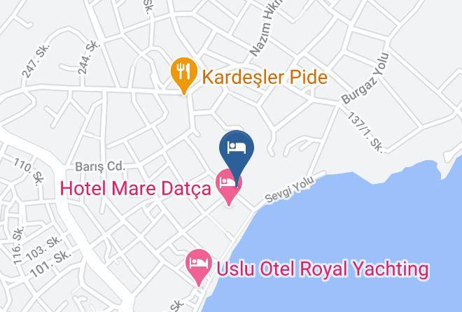 Datca - Club Datca Tatil Koyu Maps