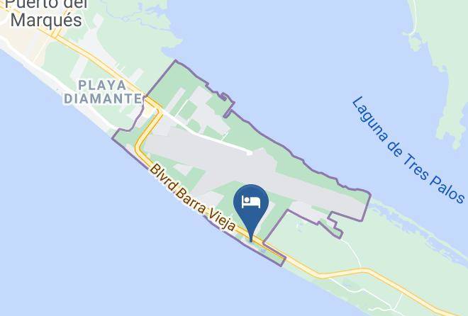 Acapulco De Juarez - Club De Playa Dioses Y Reinas Maps