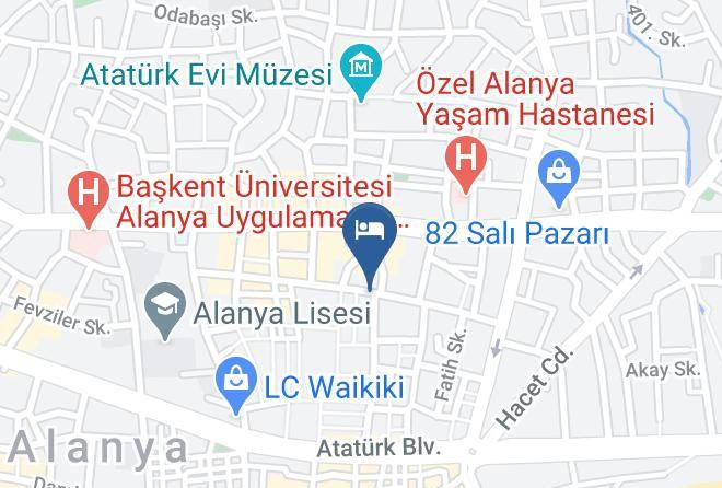 Club Dizalya Hotel Map