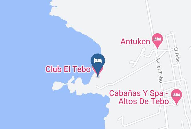 Valparaiso Province - Club El Tebo Maps