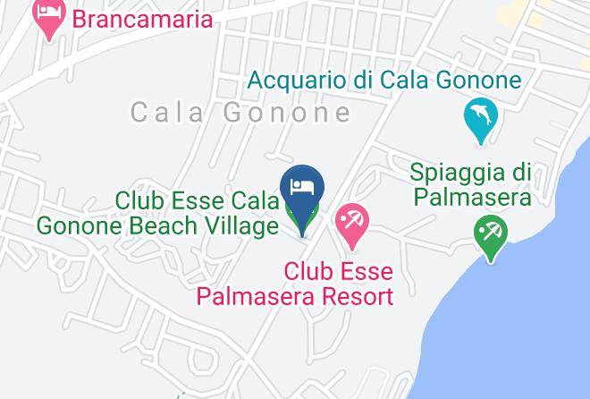 Nuoro - Club Esse Cala Gonone Maps