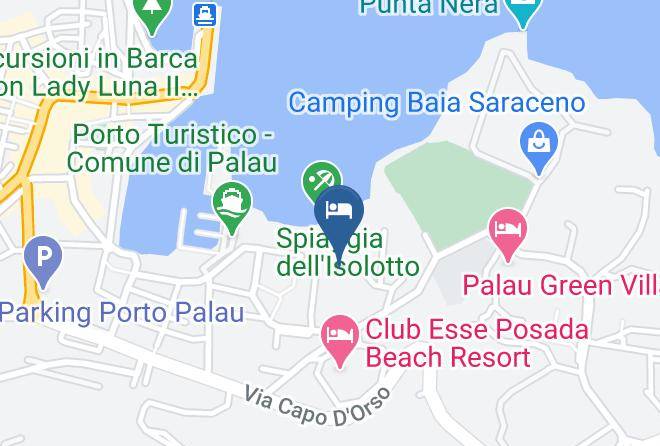 Sassari - Club Esse Capo D'orso Maps