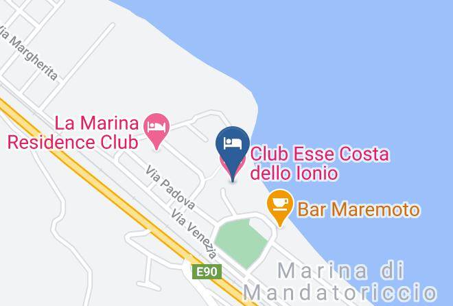 Cosenza - Hotel Costa Dello Ionio Maps
