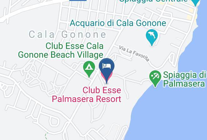 Nuoro - Club Esse Palmasera Resort Maps