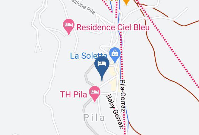 Aosta - Club Esse Pila 2000 Maps