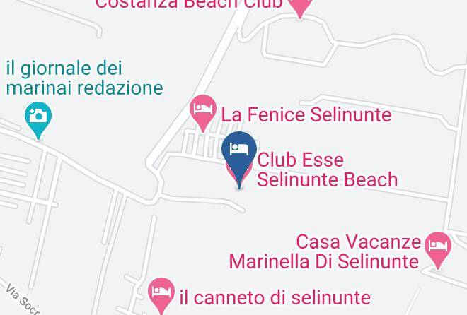 Trapani - Club Esse Selinunte Beach Maps