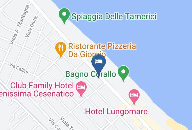Forli - Club Family Hotel Cesenatico Tosi Beach Maps