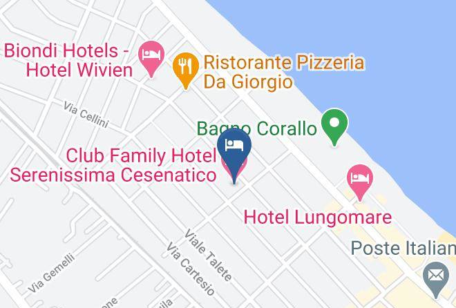 Forli - Club Family Hotel Serenissima Cesenatico Maps