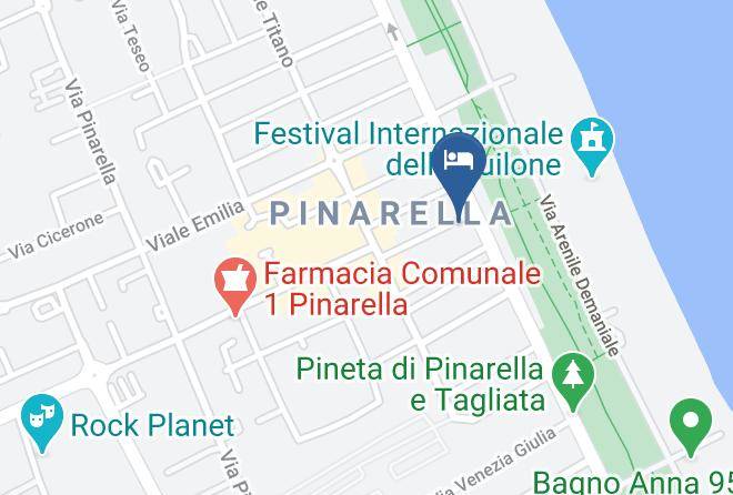 Ravenna - Club Family Hotel Tintoretto Maps