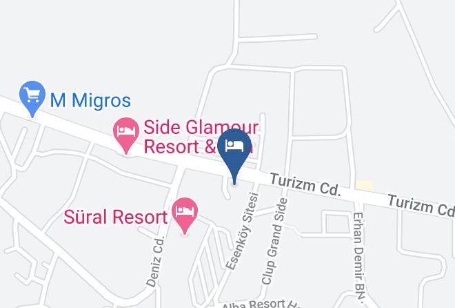 Manavgat - Club Grand Aqua Maps