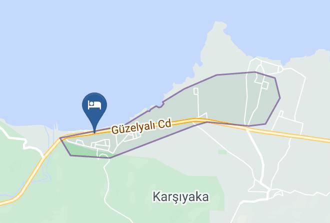Karsiyaka - Club Guzelyali Otel Maps