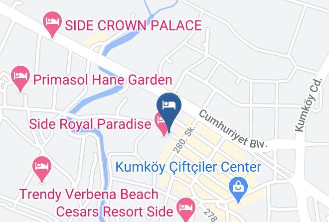Manavgat - Club Hane Maps