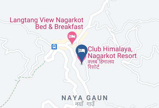 Club Himalaya Nagarkot Resort Map