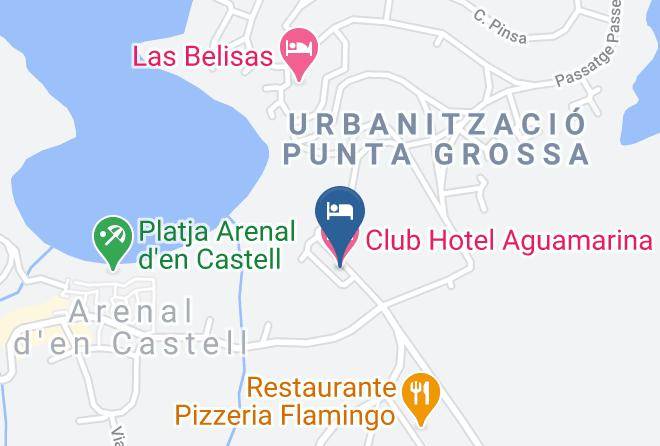 Baleares - Club Hotel Aguamarina Maps