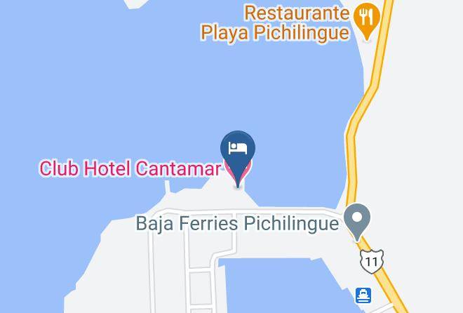 La Paz - Club Hotel Cantamar Maps