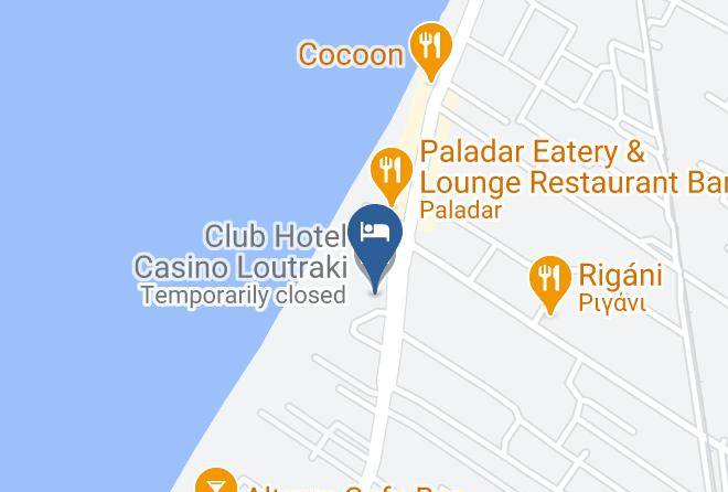 Korinthia - Club Hotel Casino Loutraki Maps
