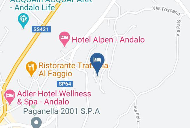 Trento - Club Hotel Costaverde Maps