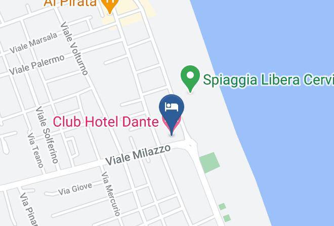 Ravenna - Club Hotel Dante Maps