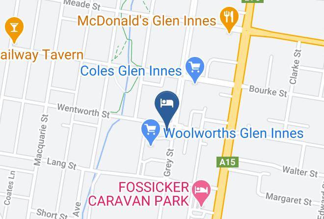 Glen Innes Severn - Club Hotel Maps