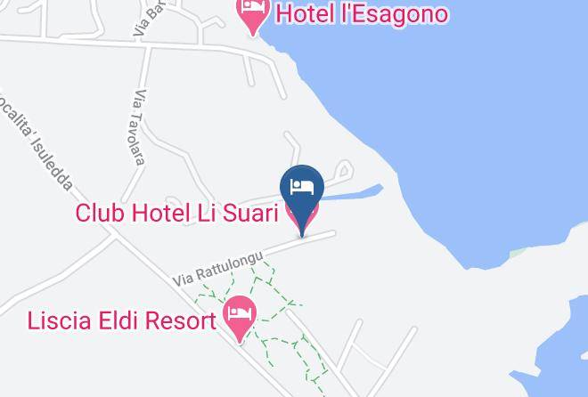 Sassari - Club Hotel Li Suari Maps