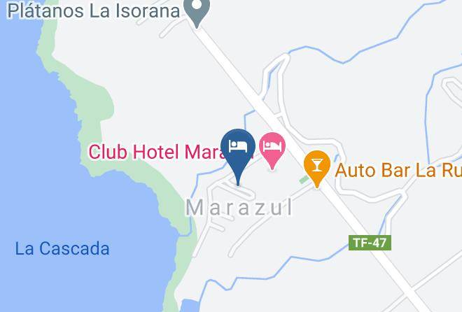 Santa Cruz De Tenerife - Club Hotel Marazul Maps