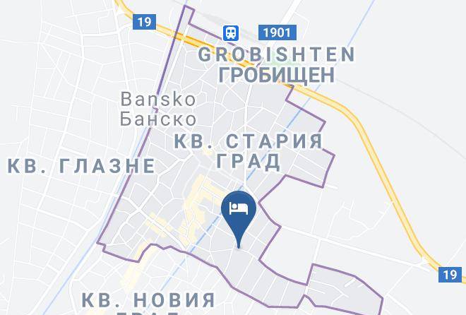 Bansko - Club Hotel Martin Maps