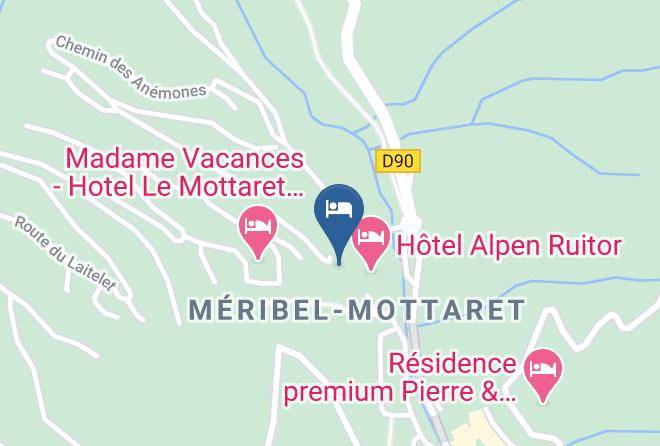 Savoie - Club Hotel Meribel Mottaret Maps