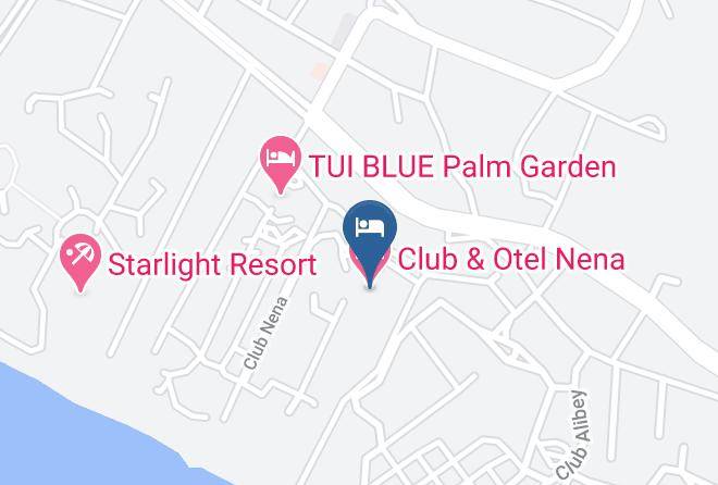 Manavgat - Club Otel Nena Maps