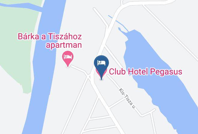 Tiszaug - Club Hotel Pegasus Maps