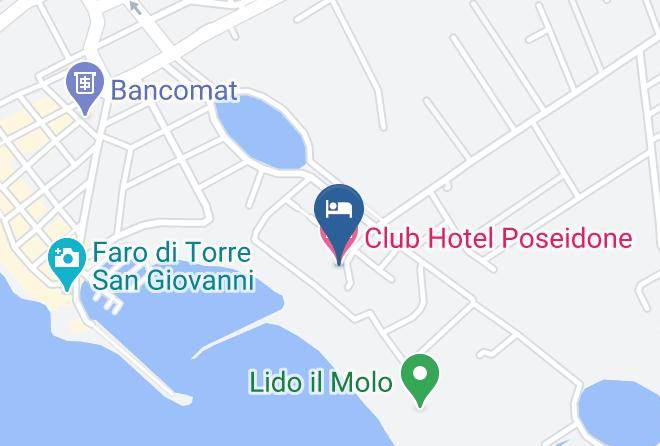 Lecce - Club Hotel Poseidone Maps