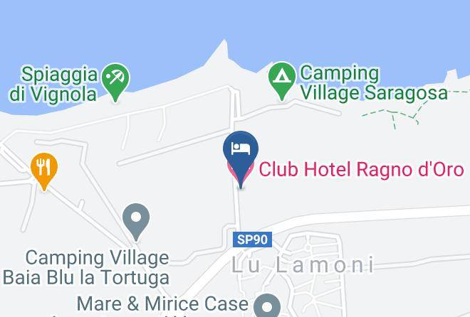 Club Hotel Ragno D'oro Map