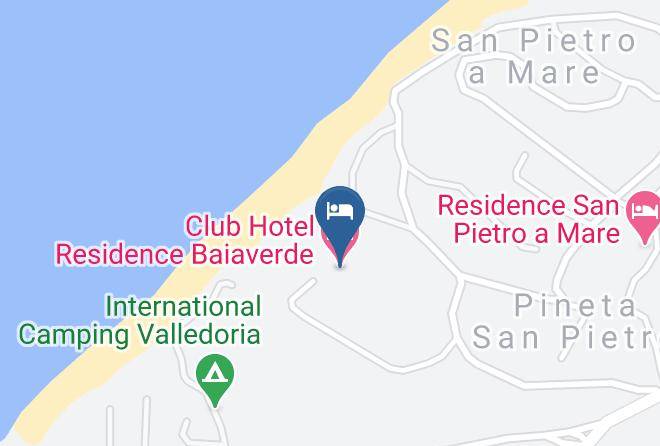 Sassari - Club Hotel Residence Baiaverde Maps