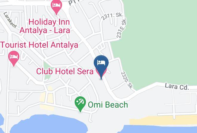 Muratpasa - Club Hotel Sera Maps