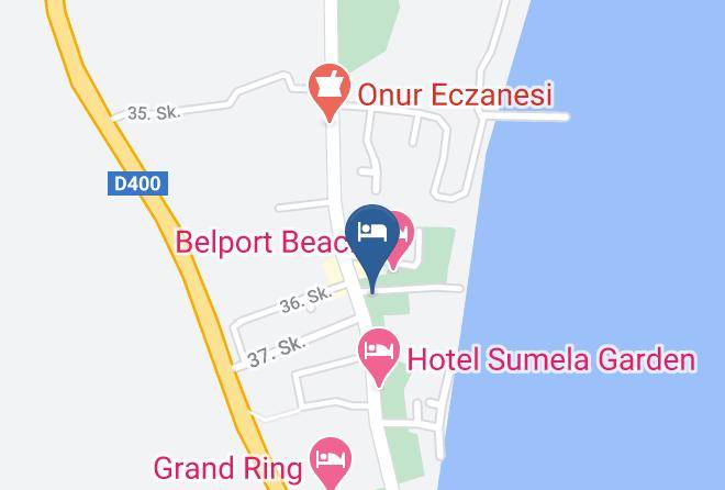 Konyaalti - Club Hotel Sunbel Maps