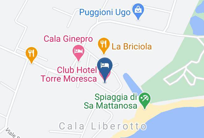 Nuoro - Club Hotel Torre Moresca Maps