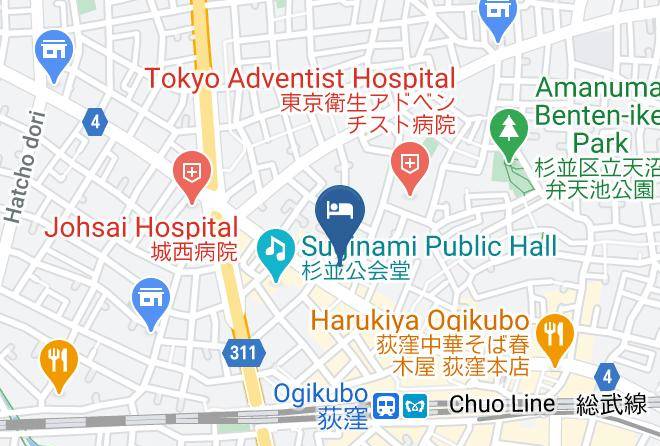 Club Inn Ogikubo Map