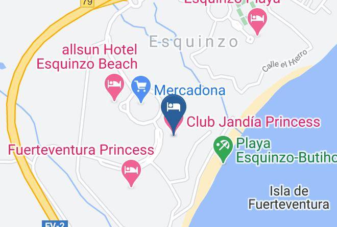 Club Jandia Princess Map