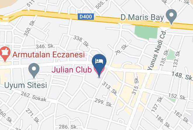 Marmaris - Julian Club Hotel Maps